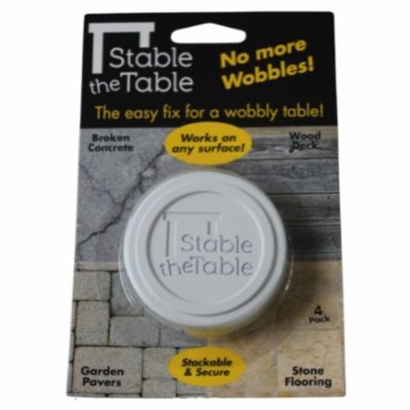 STABLE THE TABLE 4PK WHT RND StableTable 110-00-03-04